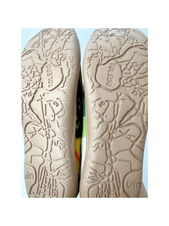 Men’s Size 7 UIN Black Cat Canvas Slip-On Art Travel Shoes main image 11